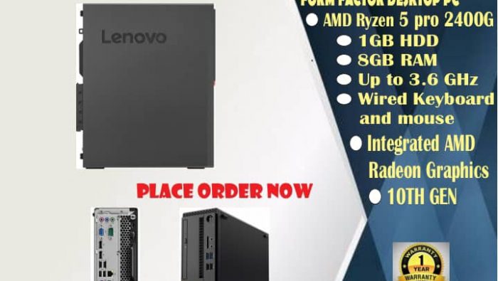 Lenovo M725S Ryzen 5 2400G 8GB 256GB SSD Desktop