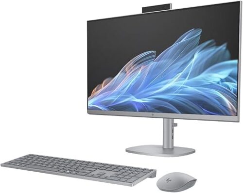 HP OmniStudio X 27" All-in-One Desktop Computer, FHD IPS Display, 14-core Intel Core Ultra 5 125H, 32GB DDR5, 1TB SSD, Wi-Fi 7, HDMI, USB-C, RJ-45, Wireless KB & Mouse, Windows 11 Home (Copy)